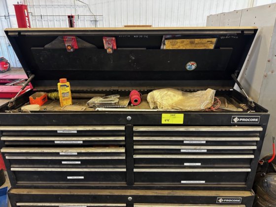 Procore 24 Drawer Rolling Tool Box & Contents in Grand Junction, CO, USA