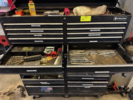 Procore 24 Drawer Rolling Tool Box & Contents in Grand Junction, CO, USA