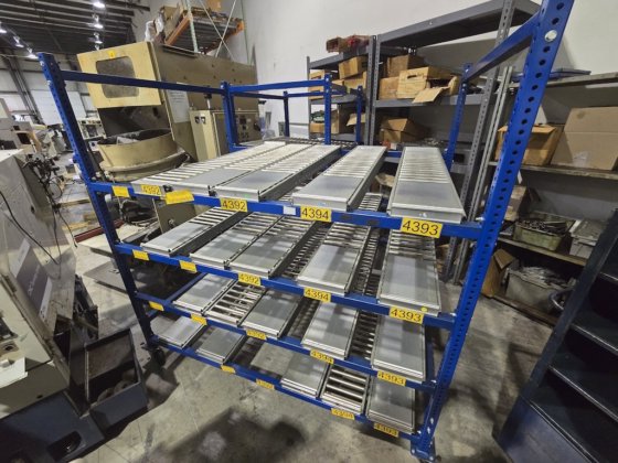 Rolling flow rack - Brockton Plant Location in Kentwood, MI, USA