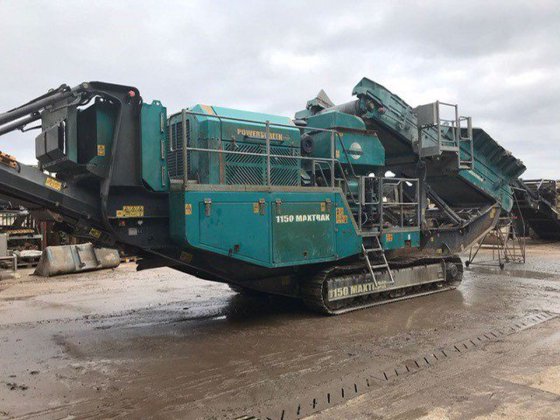 Britadeira Powerscreen Maxtrak 1150 2015