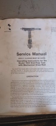 Esco Tool 1664 End Prep