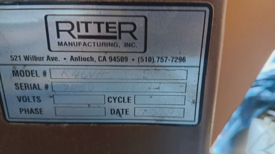 Ritter VH-46 Line Spindle Borer