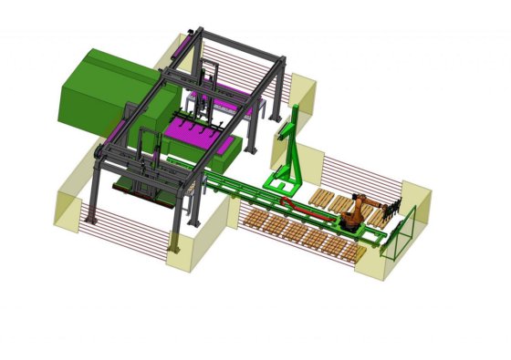 LASER LOADING AND UNLOADING CELL