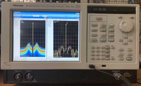 Tektronix RSA6114A, Real-Time spectrum analyzer,