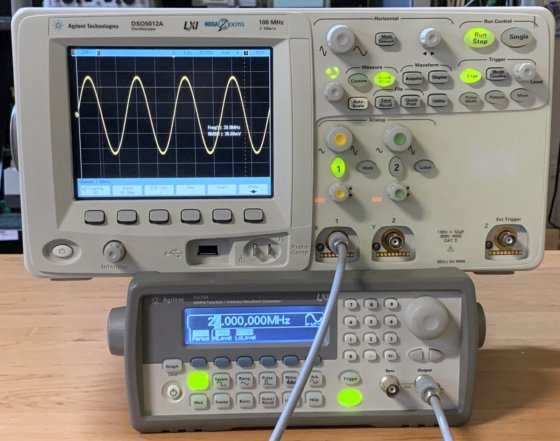 Agilent 33220A, function generator /