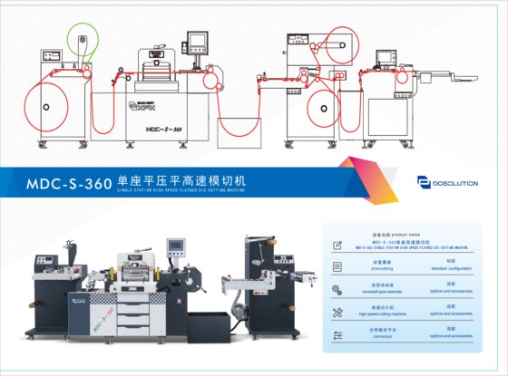 MDC-S-360 标准款单座平压模切机