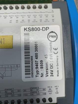 PMA MULTI-LOOP TEMPERATURE CONTROLLER PROFIBUS-DP