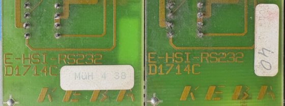KEBA D1633C-1 E-CPU-186B CPU CIRCUIT
