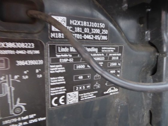 2018 Linde E16P-02