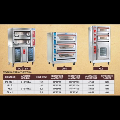 Deck oven PD 212H