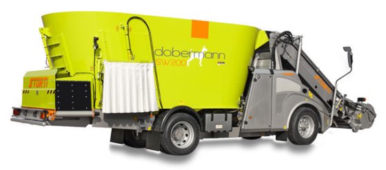 立式搅拌车 / 自走式 / 侧卸料