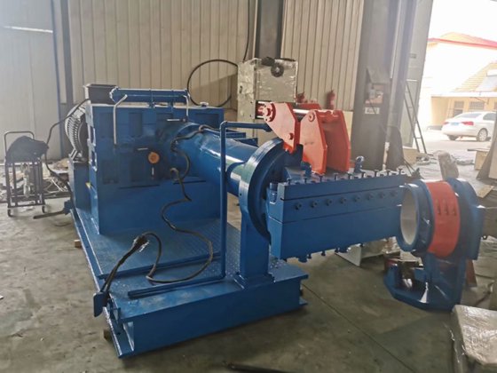 热喂料平板机头挤出机