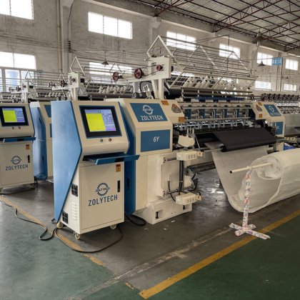 ゾリーテックサーボドライブ テキスタイルキルター マットレスキルティング機器 チェーンステッチ