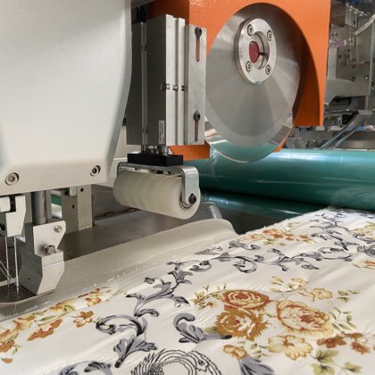 ゾリーテック産業用縁縫い機械 高速 コンピューター制御 ノーシャトル 作動