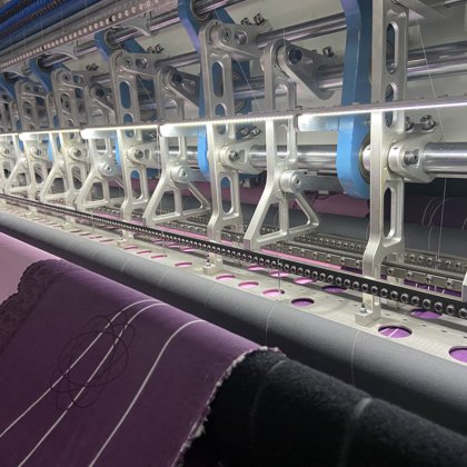 ゾリーテック多針キルティング機 マットレスキルティング機 高速キルティング機