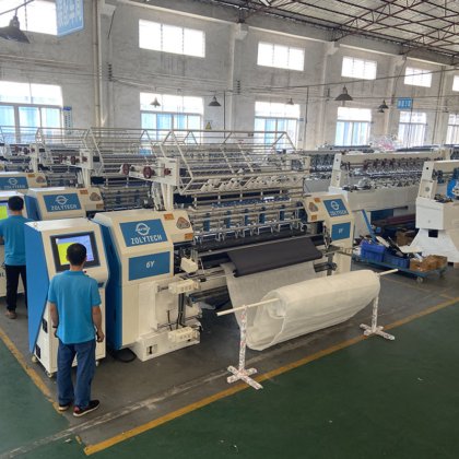 Zolytech 超高速多針連続キルティング機 家庭用キルト向け