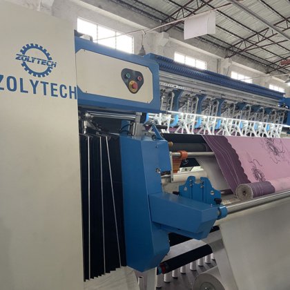 Zolytech 1500rpm 电脑化拼花缝纫机 链条针 对被子