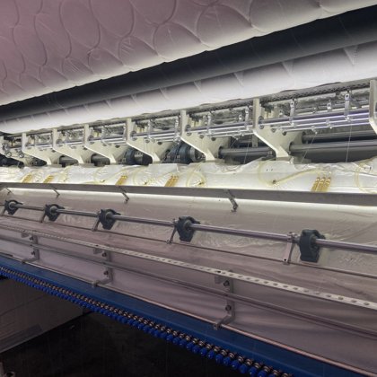 Zolytech 1500rpm 电脑化拼花缝纫机 链条针 对被子