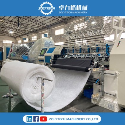 Zolytech 多针绗缝机伺服电机 多针链缝