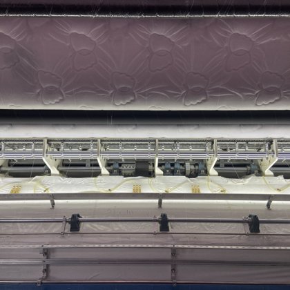 Zolytech 链缝电脑拼花机用于床垫 25.4mm 针距 高速