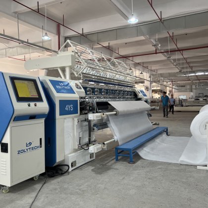 Zolytech 电脑锁针多针刺绣被子缝制机