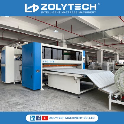 Zolytech 十二刀切割刀片床垫切割机用于床垫边缘