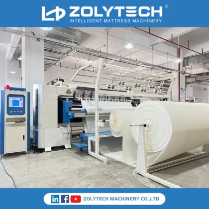 ゾリーテック コンピューター機械 マットレス作成 チェーンステッチ キルティング