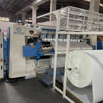 ゾリーテック マットレス ボーダー機 10KW コンピュータ化キルティングシステム