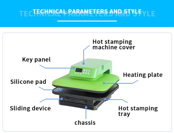Tシャツ用16 16自動電気熱プレス機