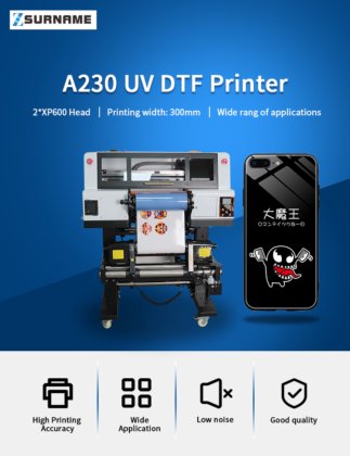 工場出荷時のA3 UV DTFプリンター、ラミネーター付き