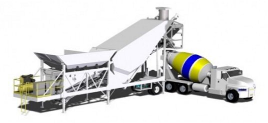 可移动混凝土站