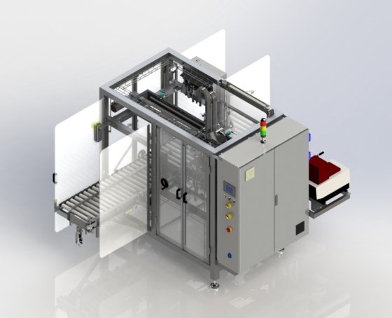 Dekselopzetmachine D-100