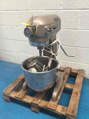 Hobart A200 20qt Unguarded Floor Standing Bowl And 3 Tools