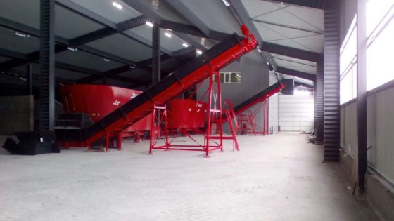 Trioliet Solomix 3固定式饲料搅拌站