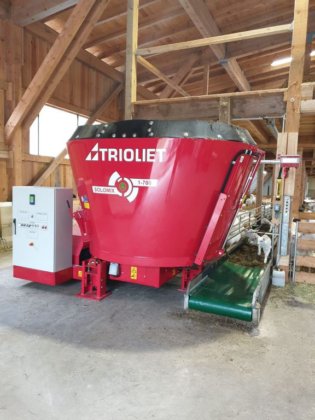 Trioliet Solomix 1固定式饲喂搅拌站
