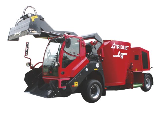 Trioliet Triotrac M是带装料转子的自走式饲喂搅拌车