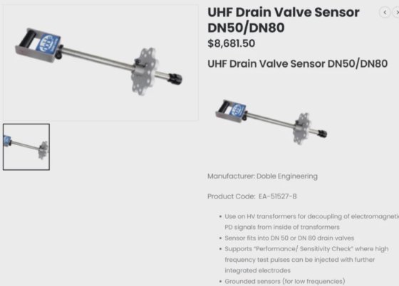 Doble Engineering UHF Drain Valve