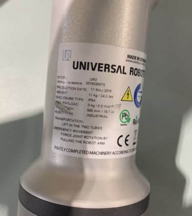 Universal Robots UR3 - Small-Footprint