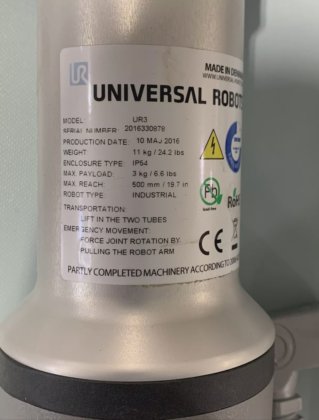 Universal Robots UR3 - Small-Footprint