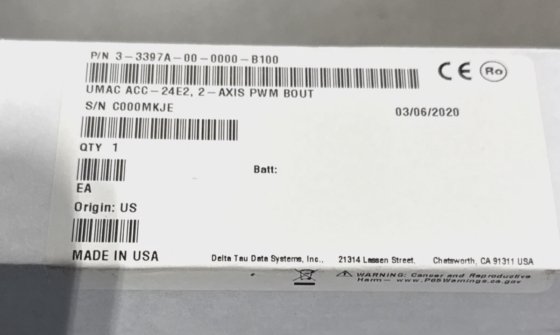 Omron Microscan 2-Axis UMAC PWM