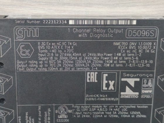 GMI D5096S 1-Channel Relay Output