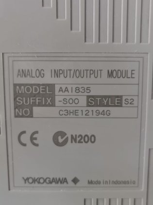 AAI835 YOKOGAWA AAI835-S00 STYLE S2