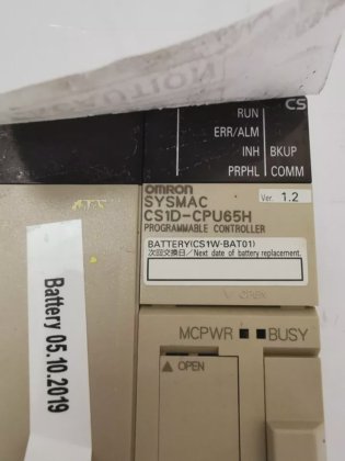 OMRON SYSMAC CS1D-CPU65H PROGRAMMABLE CONTROLLER-NEW