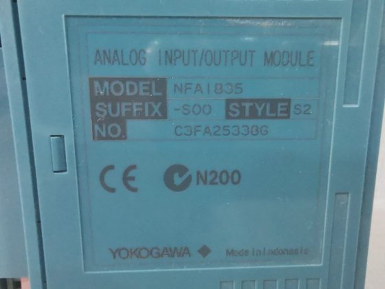 YOKOGAWA NFAI835 Analog Input/output Module