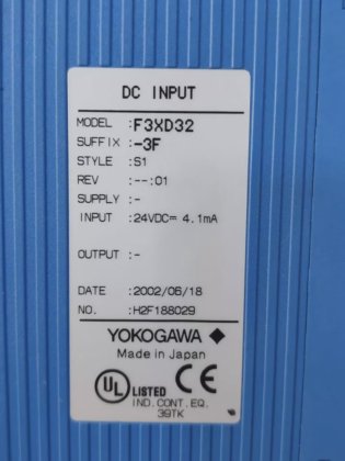 YOKOGAWA F3YD64-1P REV.07 TR OUTPUT