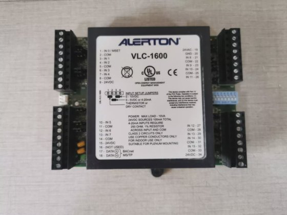 ALERTON VLC-1600 INPUT MONITORING CONTROLLER