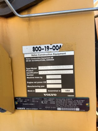 2018年沃尔沃 L70H