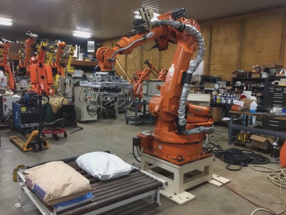 Nachi SH 200 robot, Palletizing
