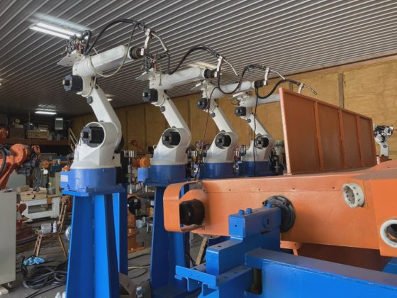 OTC Daihen AXV6 robot, OTC