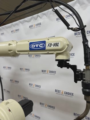 OTC, FD-V6L, WELDING ROBOT, FD11 CONTROLLER, DAIHEN WELBEE P400, in ...